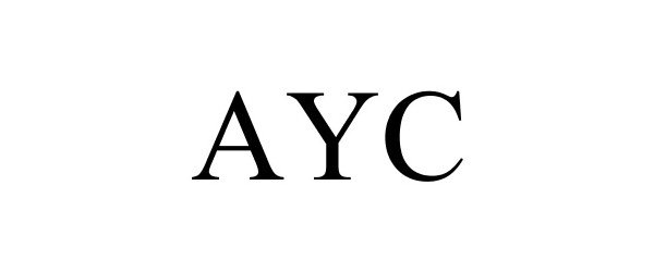 Trademark Logo AYC