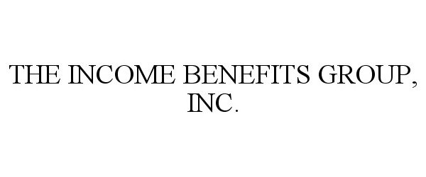  THE INCOME BENEFITS GROUP, INC.