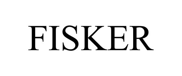 Trademark Logo FISKER