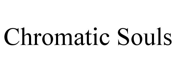 Trademark Logo CHROMATIC SOULS