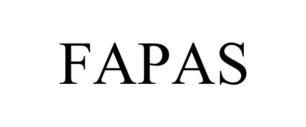 Trademark Logo FAPAS
