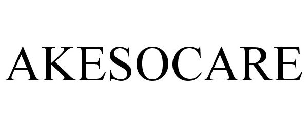 Trademark Logo AKESOCARE