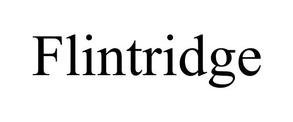 Trademark Logo FLINTRIDGE