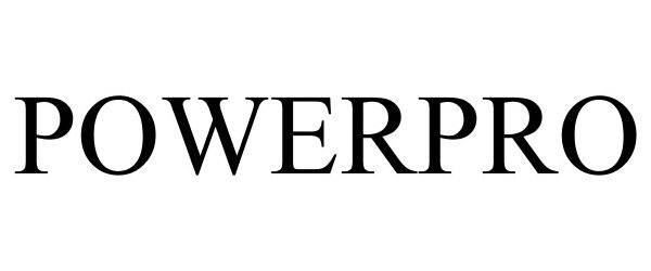 Trademark Logo POWERPRO