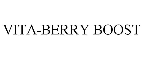 Trademark Logo VITA-BERRY BOOST