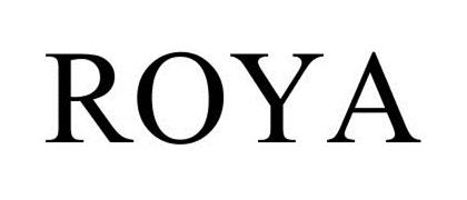 Trademark Logo ROYA