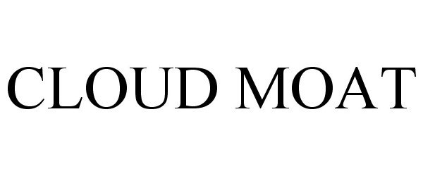 Trademark Logo CLOUD MOAT