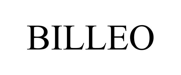 Trademark Logo BILLEO