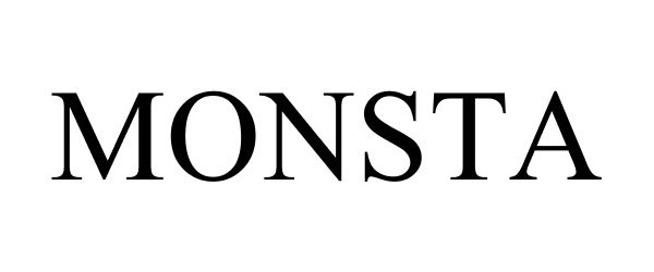 Trademark Logo MONSTA