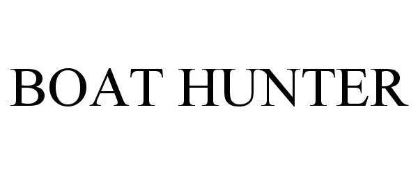 Trademark Logo BOAT HUNTER
