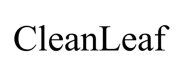 Trademark Logo CLEANLEAF