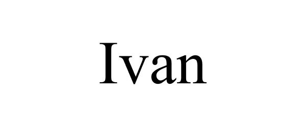 Trademark Logo IVAN