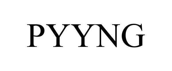 Trademark Logo PYYNG