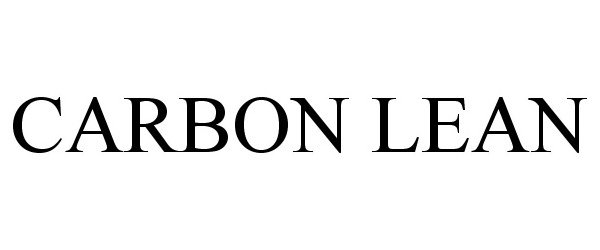 Trademark Logo CARBON LEAN