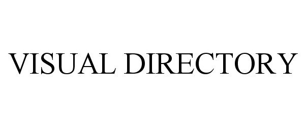 Trademark Logo VISUAL DIRECTORY