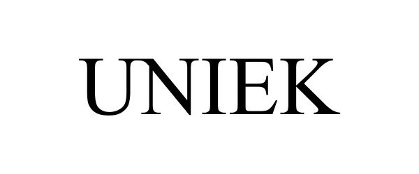 Trademark Logo UNIEK