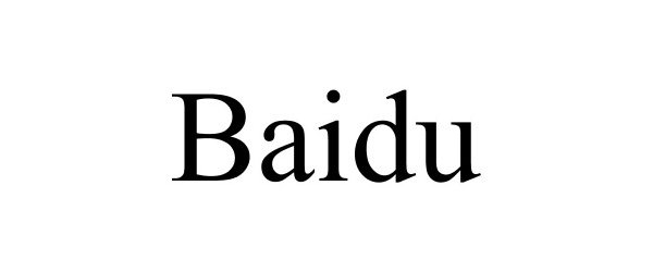 Trademark Logo BAIDU