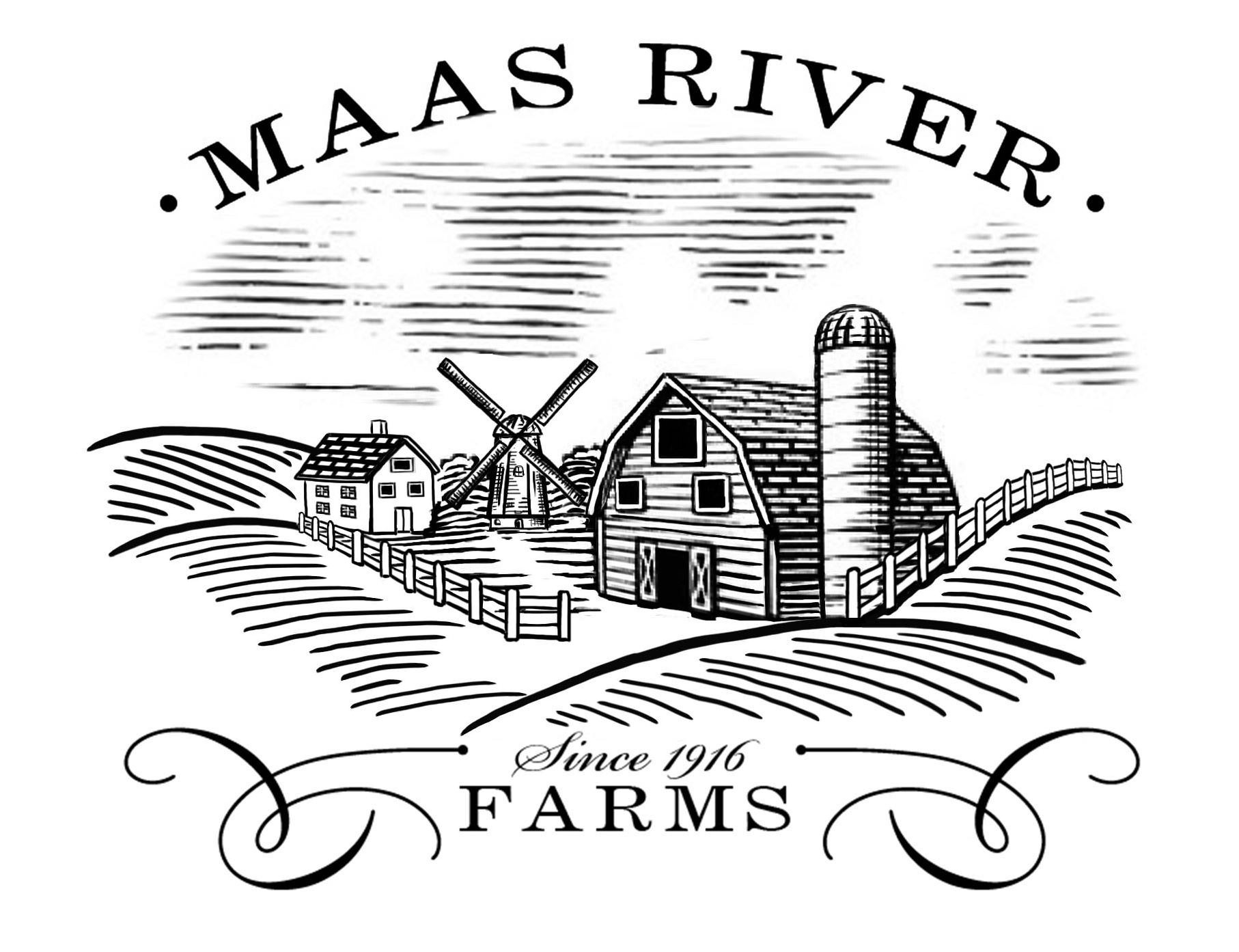  · MAAS RIVER Â· FARMS SINCE 1916