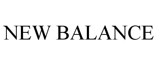 Trademark Logo NEW BALANCE