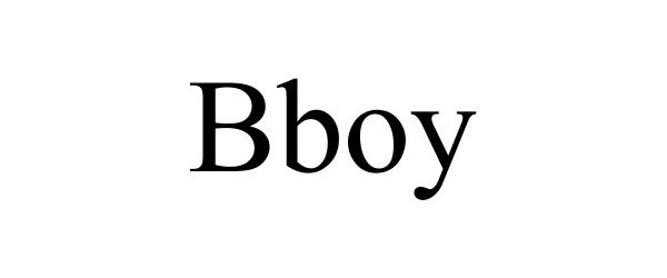 Trademark Logo BBOY