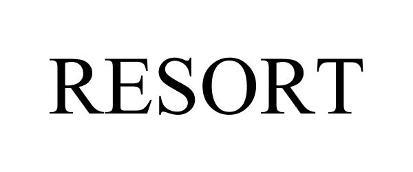 Trademark Logo RESORT