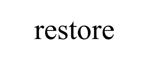 Trademark Logo RESTORE