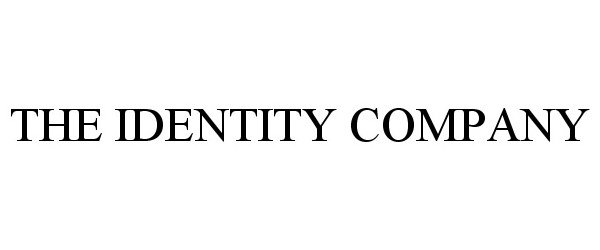 Trademark Logo THE IDENTITY COMPANY