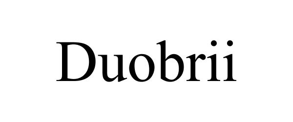 Trademark Logo DUOBRII