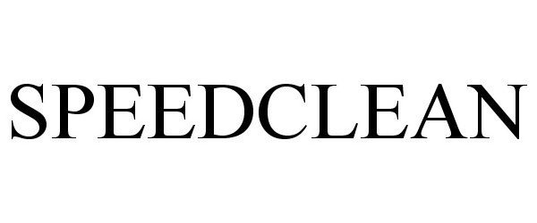Trademark Logo SPEEDCLEAN