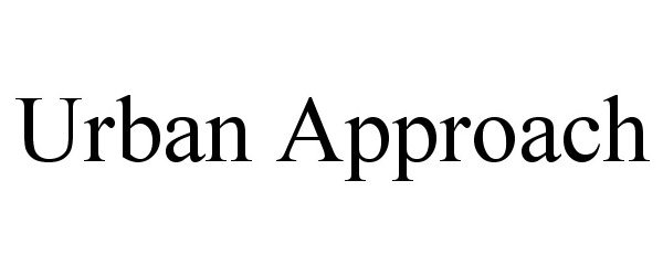 Trademark Logo URBAN APPROACH
