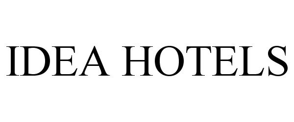 Trademark Logo IDEA HOTELS