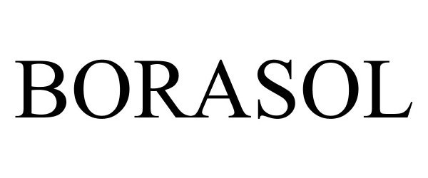 Trademark Logo BORASOL