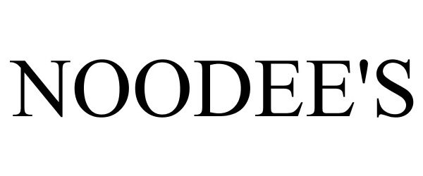 Trademark Logo NOODEE'S