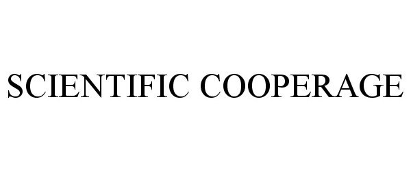 Trademark Logo SCIENTIFIC COOPERAGE