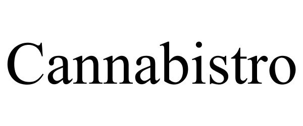 Trademark Logo CANNABISTRO