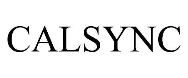 Trademark Logo CALSYNC