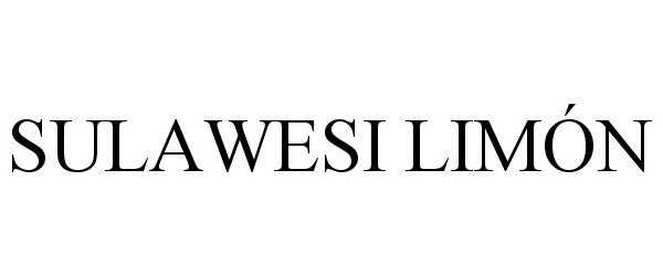 Trademark Logo SULAWESI LIMÓN