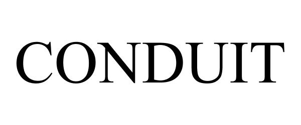 Trademark Logo CONDUIT