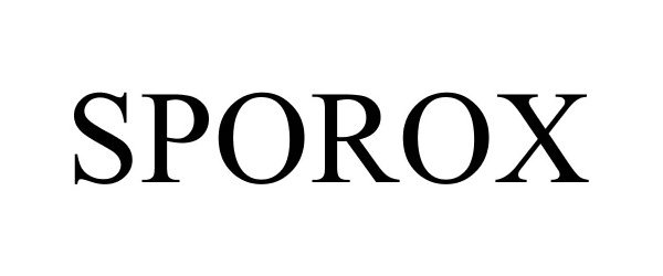 Trademark Logo SPOROX