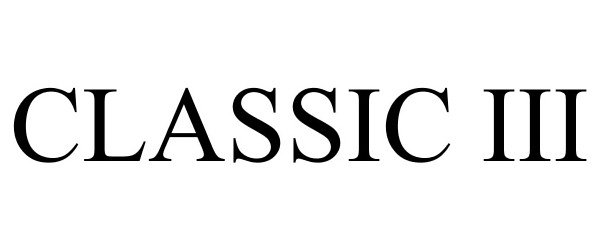 Trademark Logo CLASSIC III