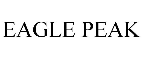 Trademark Logo EAGLE PEAK