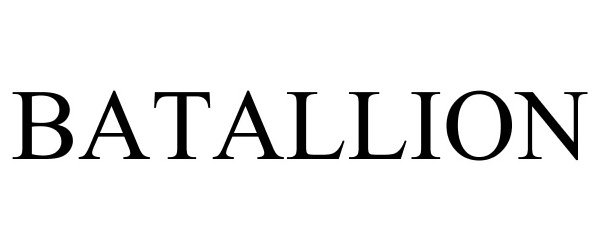 Trademark Logo BATALLION