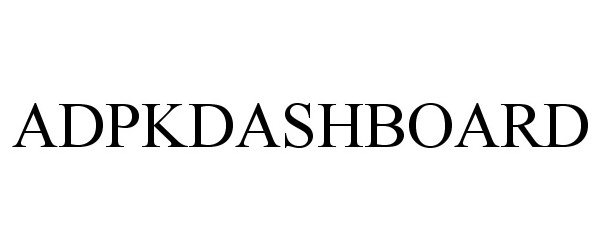 Trademark Logo ADPKDASHBOARD