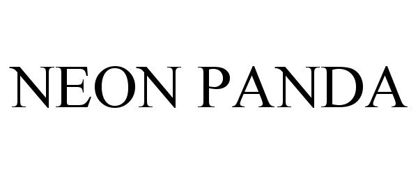 Trademark Logo NEON PANDA