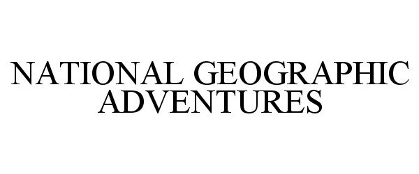  NATIONAL GEOGRAPHIC ADVENTURE