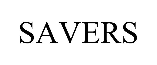 Trademark Logo SAVERS