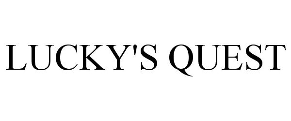 Trademark Logo LUCKY'S QUEST