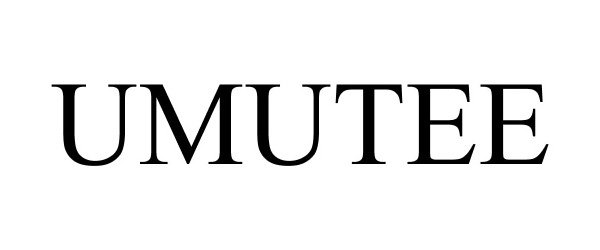Trademark Logo UMUTEE