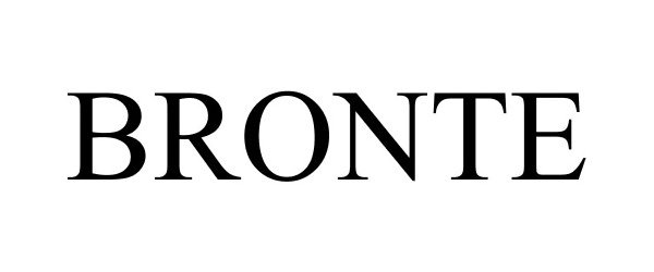 Trademark Logo BRONTE