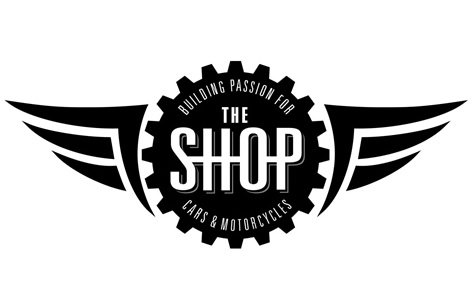 Trademark Logo THE SHOP BUILDING PASSION FOR CARS & MOTORCYCLES